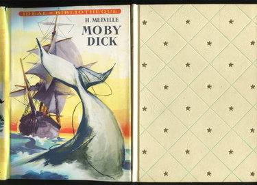 Couverture de Herman Melville. Moby Dick : . Illustrations de Paul Durand. Texte français de Jean Muray par Herman Melville