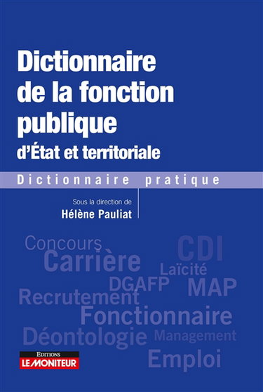 Couverture de Dictionnaire de la fonction publique d'Etat et territoriale