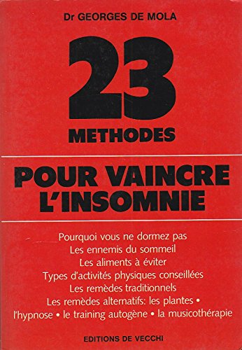 23 méthodes pour vaincre l'insomnie