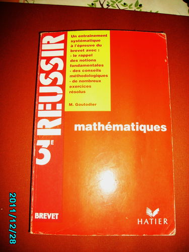 Réussir le brevet mathematiques 112696