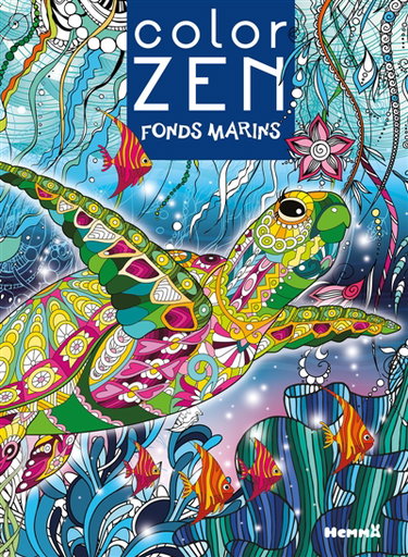 Couverture de Color Zen : Fonds marins par Collectif