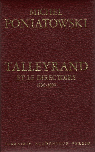Talleyrand et le directoire, 1796-1800