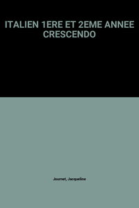 Crescendo, 1re et 2e années d'italien