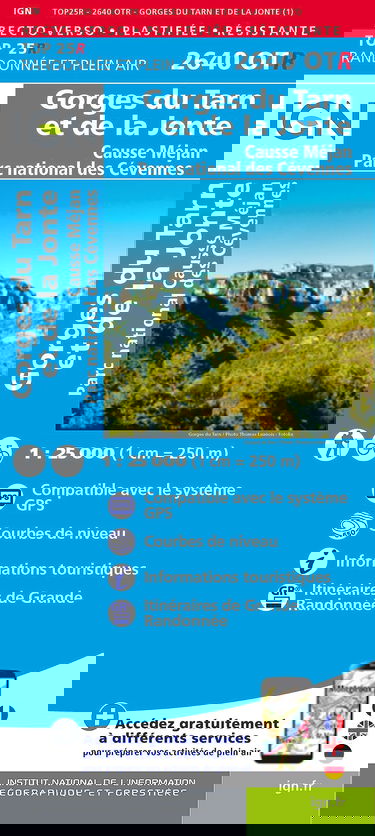 2640OTR Gorges du tarn et la jonte causse mejan resistante