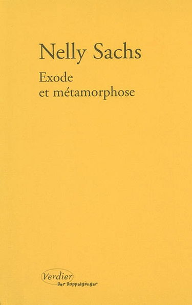 Exode et métamorphose. Et personne n'en sait davantage