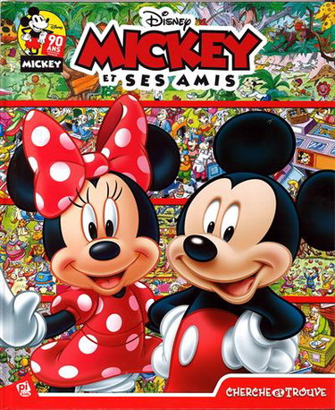 Couverture de Mickey et ses amis : cherche et trouve