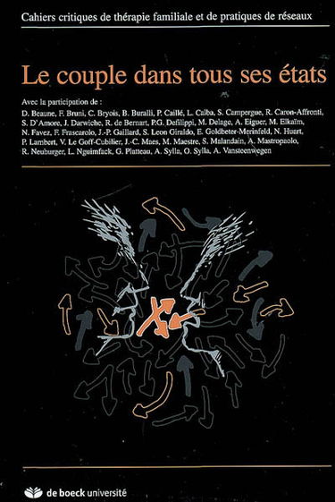 Cahiers critiques de thérapie familiale et de pratiques de réseaux, n° 42. Le couple dans tous ses états