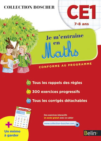 Je m'entraîne en maths : CE1, 7-8 ans