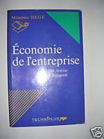 Economie d'entreprise (dege)