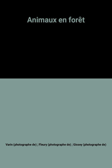 Animaux en forêt