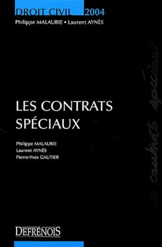Les contrats spéciaux