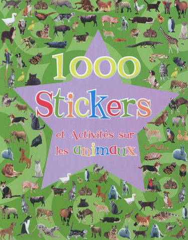 1.000 stickers et activités sur les animaux