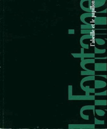 Couverture de La Fontaine : l'abeille et le papillon par Patrick Dandrey