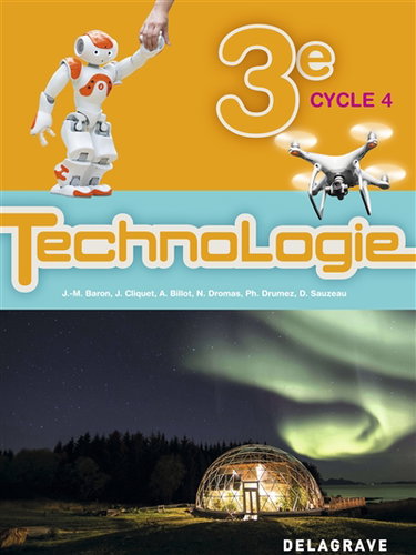 Couverture de Technologie 3e, cycle 4 : bimanuel élève