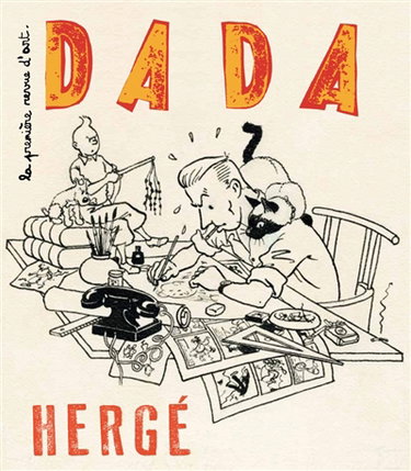 Couverture de Dada, n° 213. Hergé
