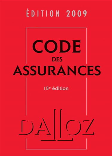 Code des assurances 2009