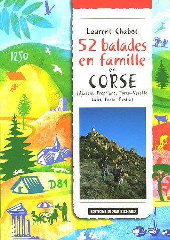 Couverture de 52 balades en famille en Corse
