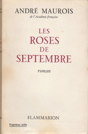 Couverture de Broché - Les roses de septembre par André Maurois