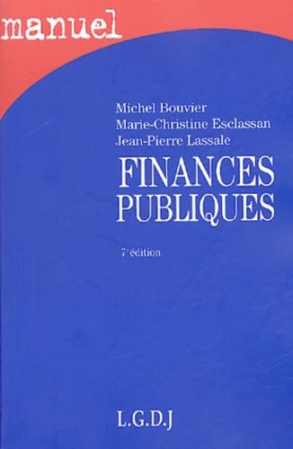 Finances publiques, 7ème édition