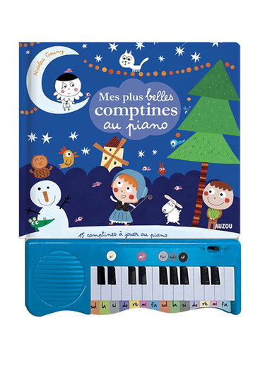 Couverture de Mes plus belles comptines au piano : 15 comptines à jouer au piano