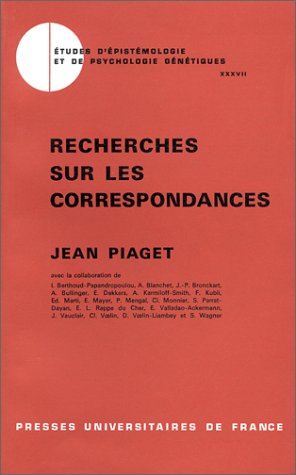 Recherches sur les correspondances
