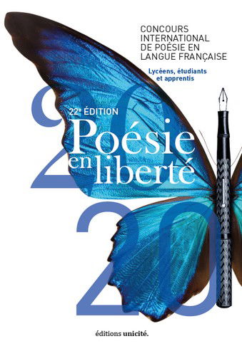 Poésie en liberté 22e édition : concours international de poésie en langue française : lycéens, étudiants et apprentis