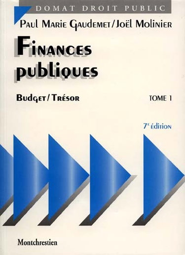 Couverture de Finances publiques. Vol. 1. Budget, trésor