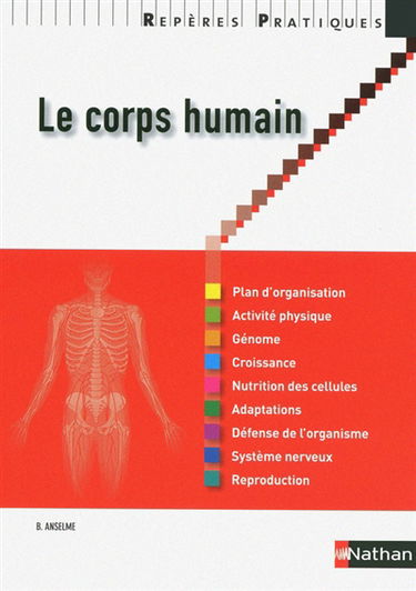 Le corps humain : plan d'organisation, activité physique, génome, croissance, nutrition des cellules, adaptations, défense de l'organisme, système nerveux, reproduction