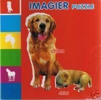 Couverture de Imagier puzzle chien chiot