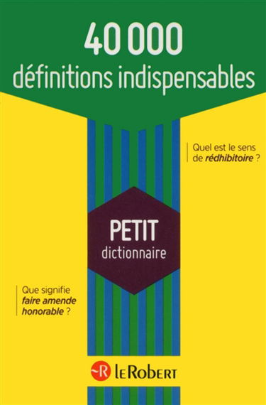 40.000 définitions indispensables : petit dictionnaire