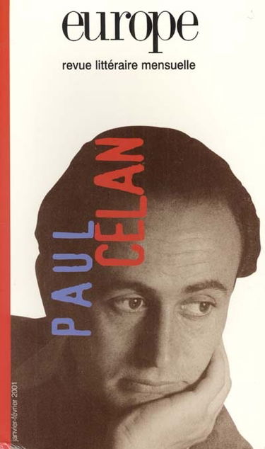 Europe, n° 861-862. Paul Celan