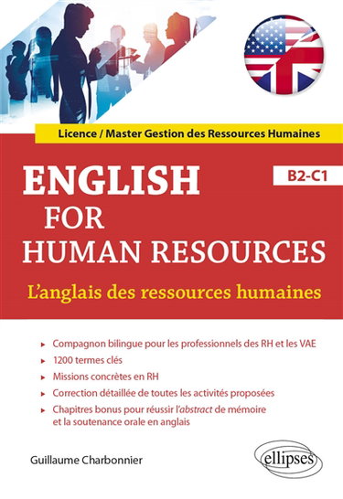 Couverture de English for human resources : B2-C1. L'anglais des ressources humaines : B2-C1
