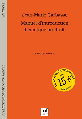 Manuel d'introduction historique au droit