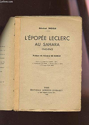 L'epopée leclerc au sahara