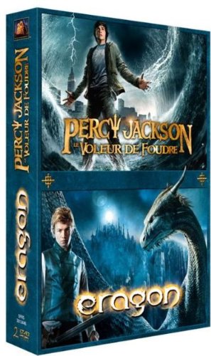 Couverture de Coffret 2 DVD : Percy Jackson, le voleur de foudre + Eragon