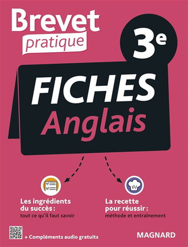 Fiches anglais 3e