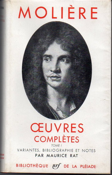 Couverture de MOLIÈRE Oeuvres Complètes Tome 1 Pléiade N°8 (©1956 Imprimé en 1959)Pléiade N°8 par Molière