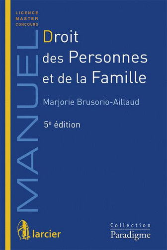 Droit des personnes et de la famille