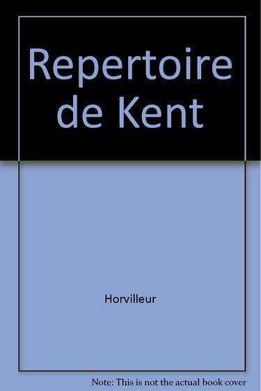Répertoire de Kent