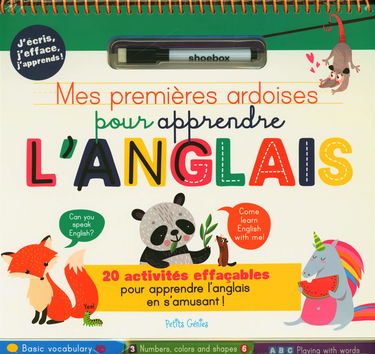 Mes premières ardoises pour apprendre l'anglais