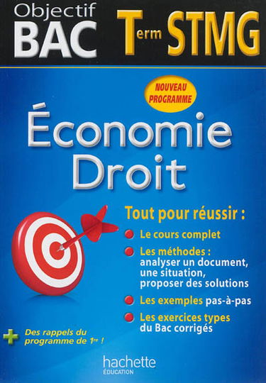 Economie droit terminale STMG : nouveau programme