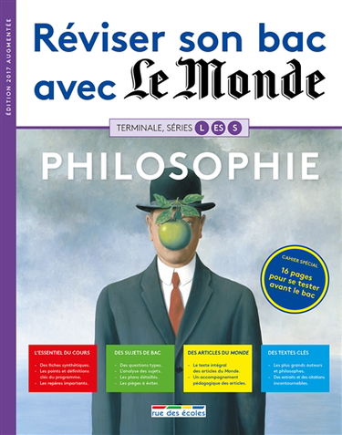 Philosophie terminale : séries L, ES, S