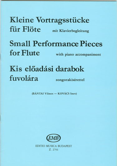 BANTAI y KOVACS - Pequeñas Piezas de Interpretacion para Flauta y Piano