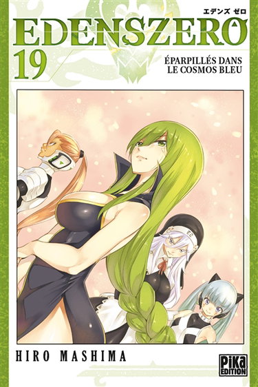 Couverture de Edens Zero. Vol. 19. Eparpillés dans le cosmos bleu