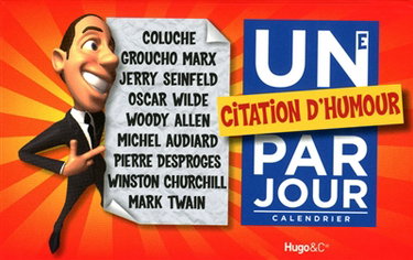 Couverture de Une citation d'humour par jour : calendrier par Collectif