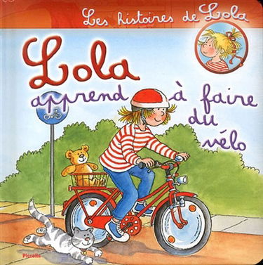 Lola apprend à faire du vélo