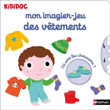 Couverture de Mon imagier-jeu des vêtements
