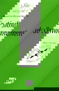 Le Droit de l'environnement