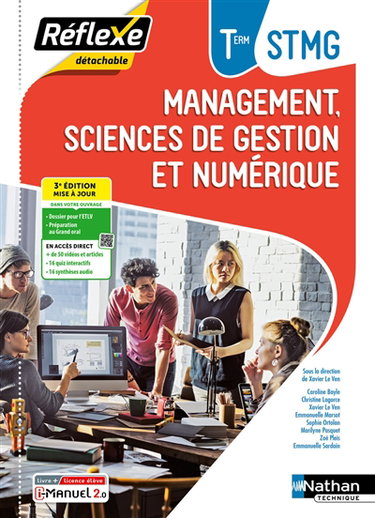 Couverture de Management, sciences de gestion et numérique terminale STMG