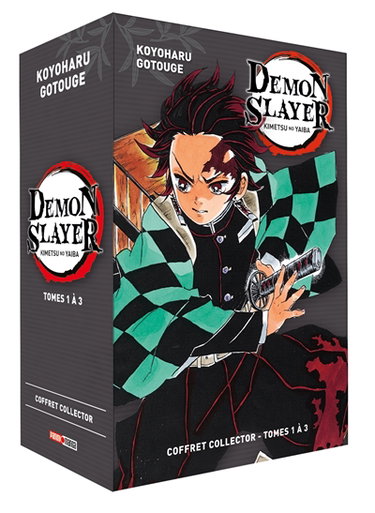 Couverture de Coffret Demon slayer : tomes 1 à 3